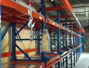 Стеллажи с электрической талью высокой грузоподъёмности